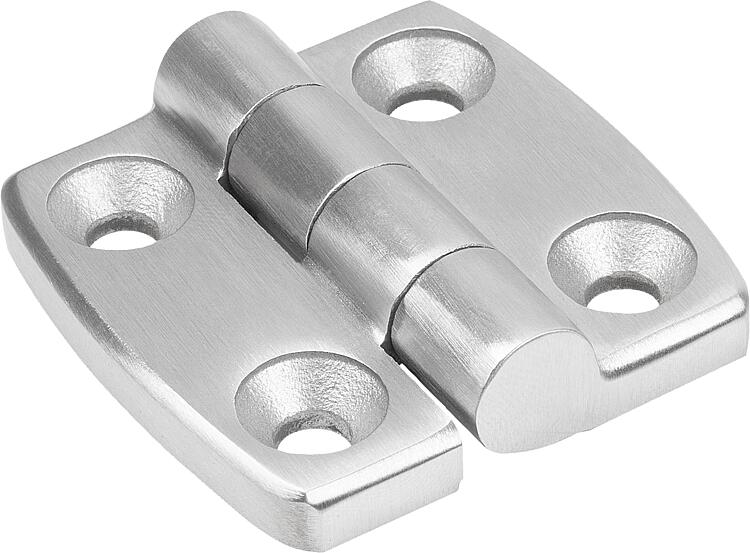 norelem - Bisagra de aluminio con fricción ajustable