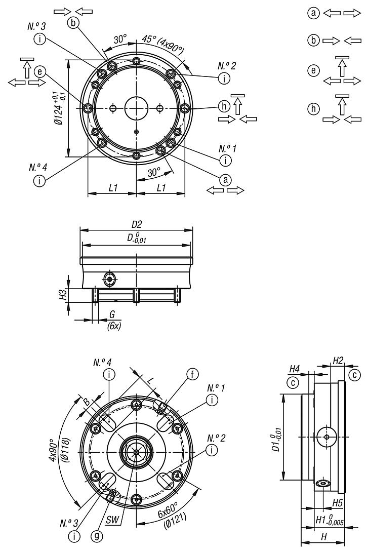 Módulo de sujeción UNILOCK 
ESA 138