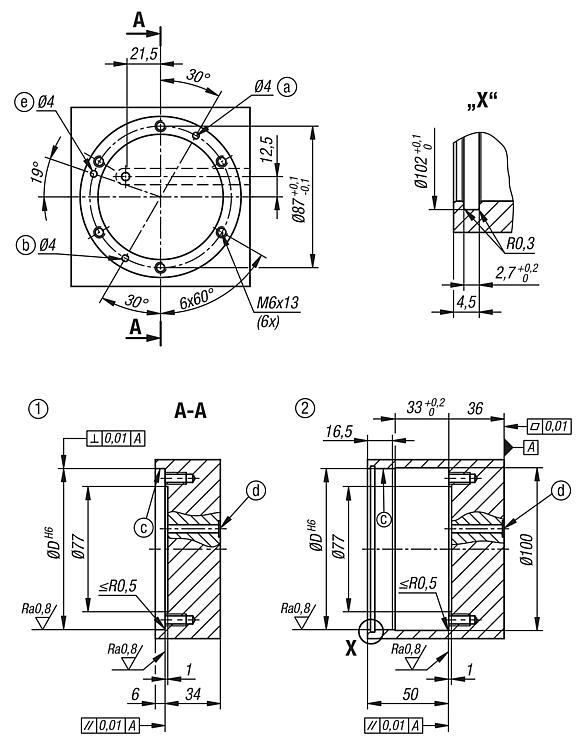 Módulo de sujeción UNILOCK 
ASM 99